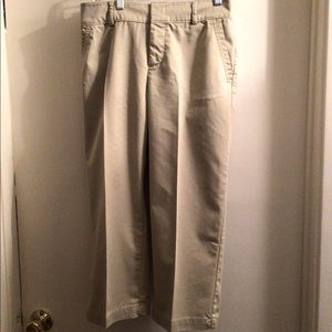 Dockers Tan Dress Capris Size 10